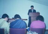 Estudiante ponente del tema "Experimentaci�n Contable y financiera en Red del Laboratorio de Empresa.